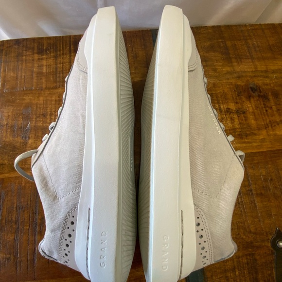 Cole Haan GrandPro Rally T-Toe Sneaker Casual Light Grey Mens Size 8 1/2 C36747 - Picture 6 of 12